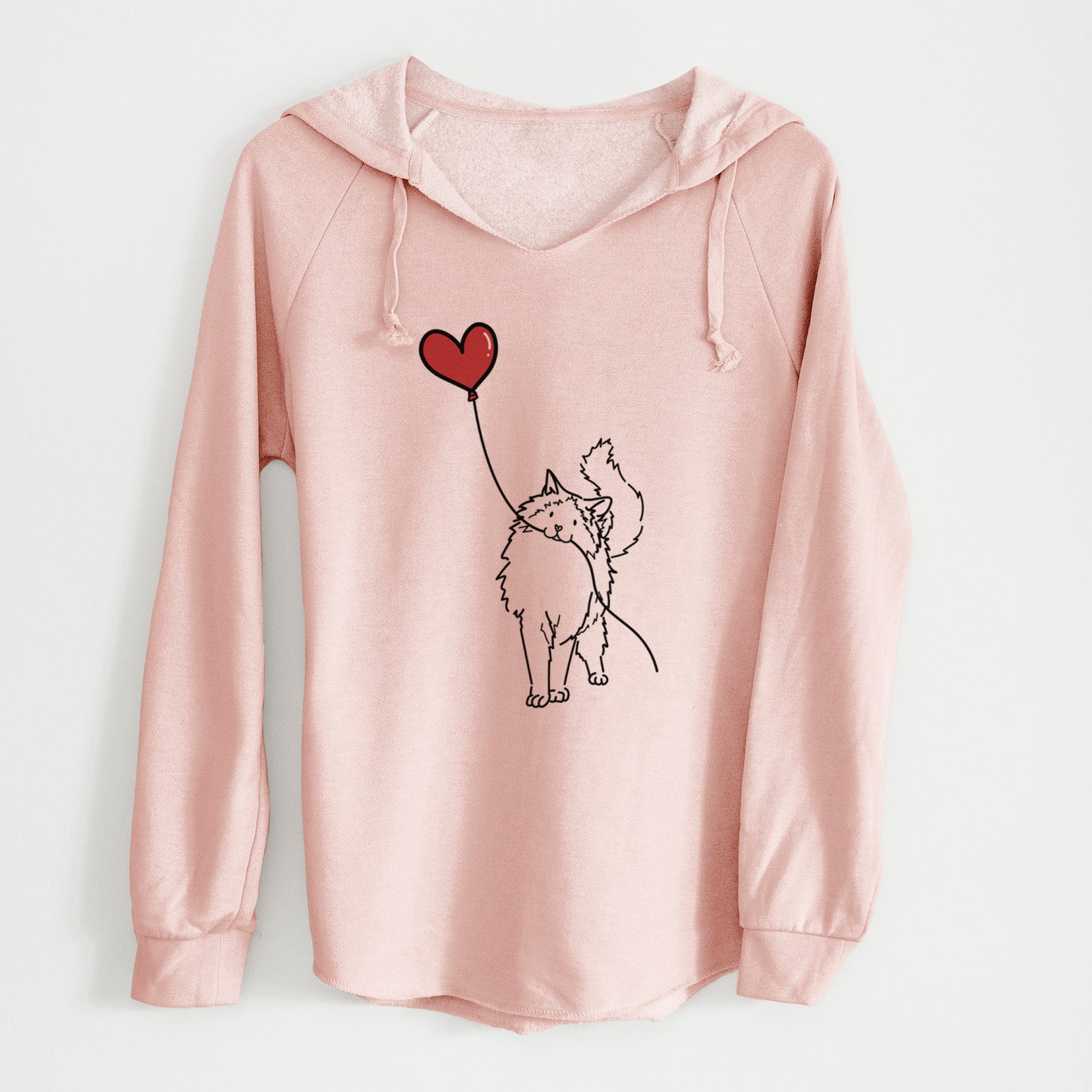 Ragdoll Cat Heart String - Cali Wave Hooded Sweatshirt