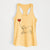 Rottweiler Heart String - Women's Racerback Tanktop