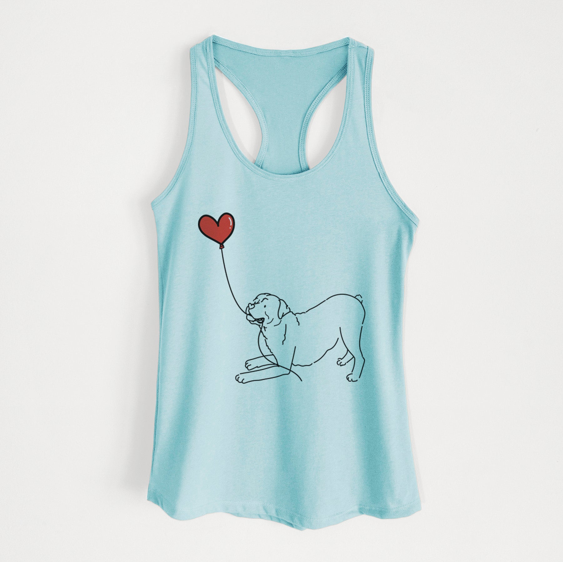 Rottweiler Heart String - Women's Racerback Tanktop