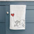 Shar Pei Heart String -  Decorative Hand Towel