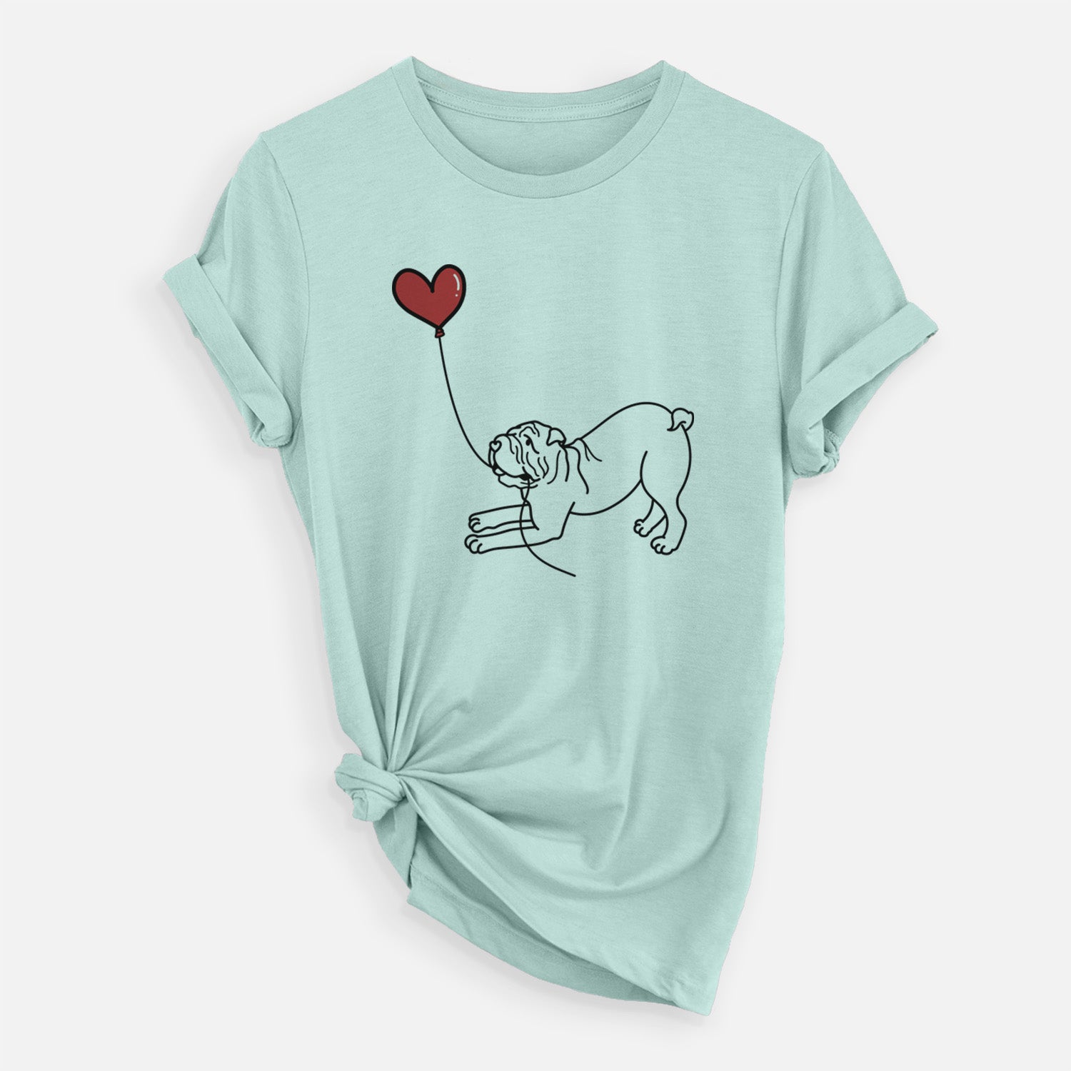 Shar Pei Heart String - Unisex Crewneck