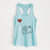 Shih Tzu Heart String - Women's Racerback Tanktop