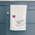 Shih Tzu Puppy Cut Heart String -  Decorative Hand Towel