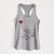 English Springer Spaniel Heart String - Women's Racerback Tanktop