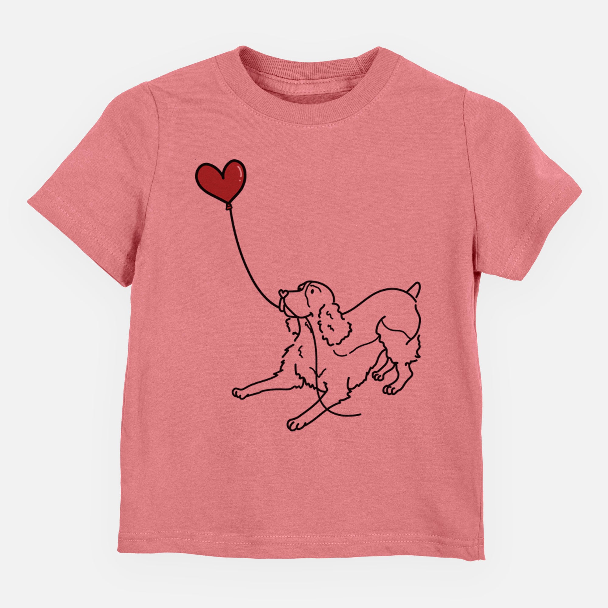 English Springer Spaniel Heart String - Kids/Youth/Toddler Shirt