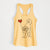 Saint Bernard Heart String - Women's Racerback Tanktop