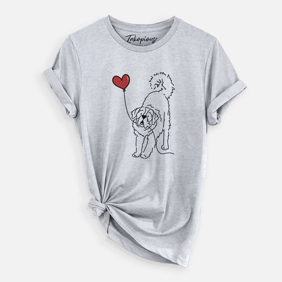 Saint Bernard Heart String - Unisex Crewneck
