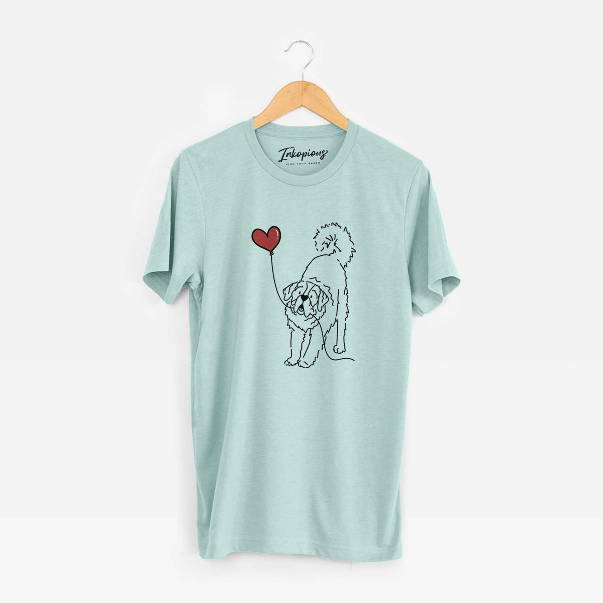 Saint Bernard Heart String - Unisex Crewneck