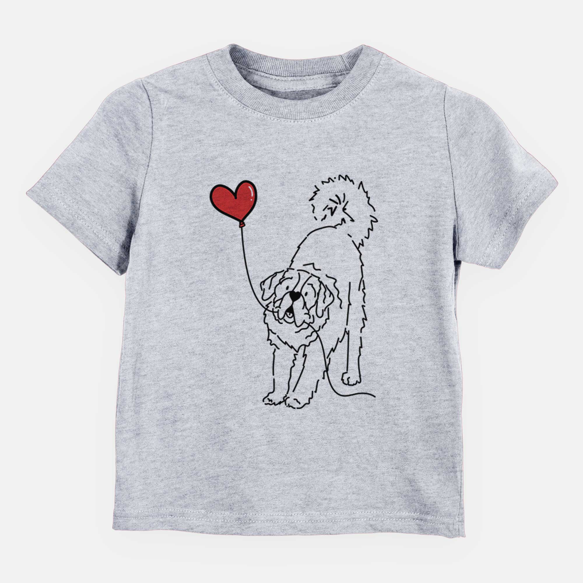 Saint Bernard Heart String - Kids/Youth/Toddler Shirt