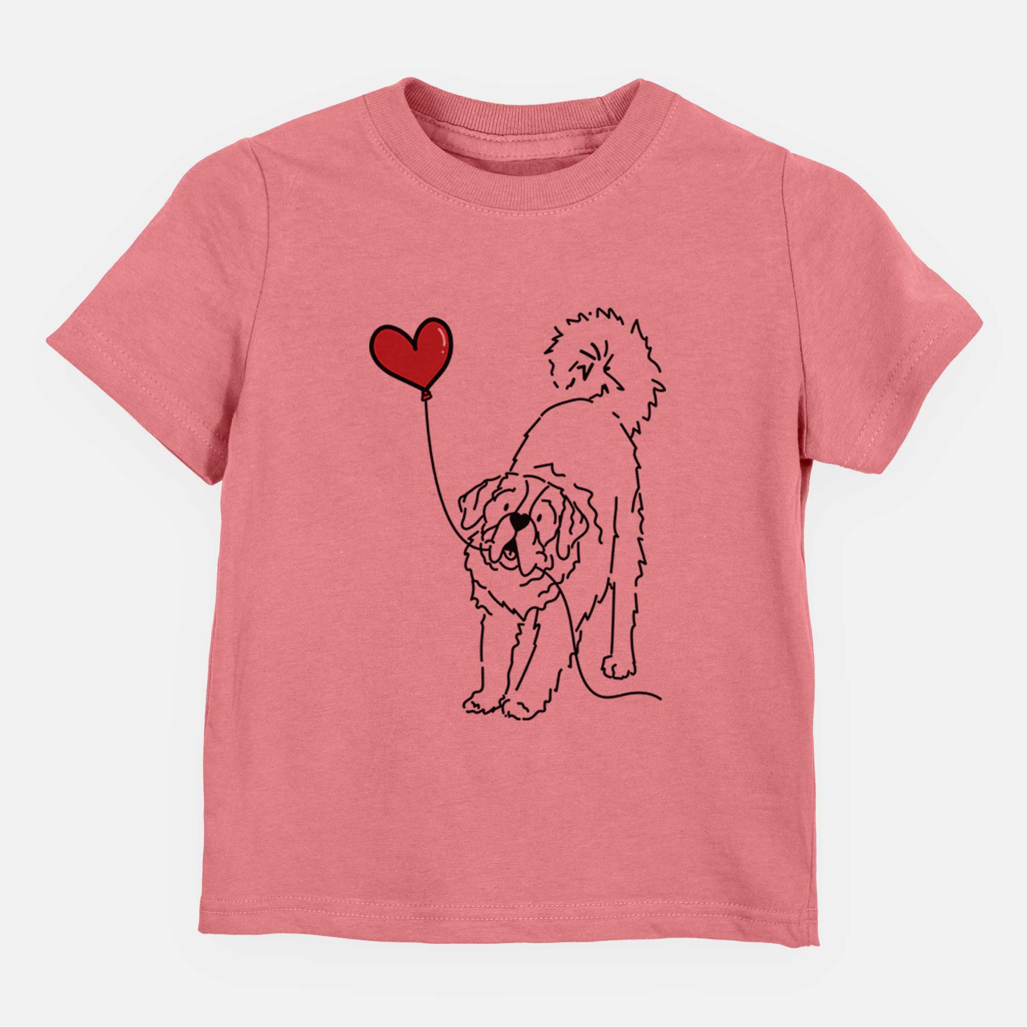 Saint Bernard Heart String - Kids/Youth/Toddler Shirt