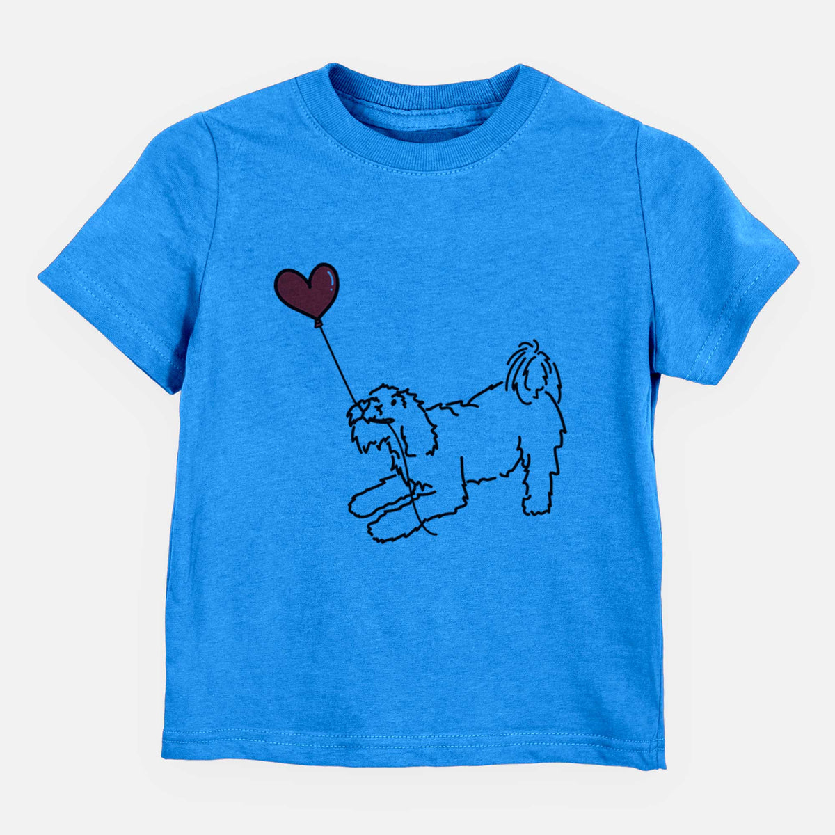 Terrier Mix Heart String - Kids/Youth/Toddler Shirt