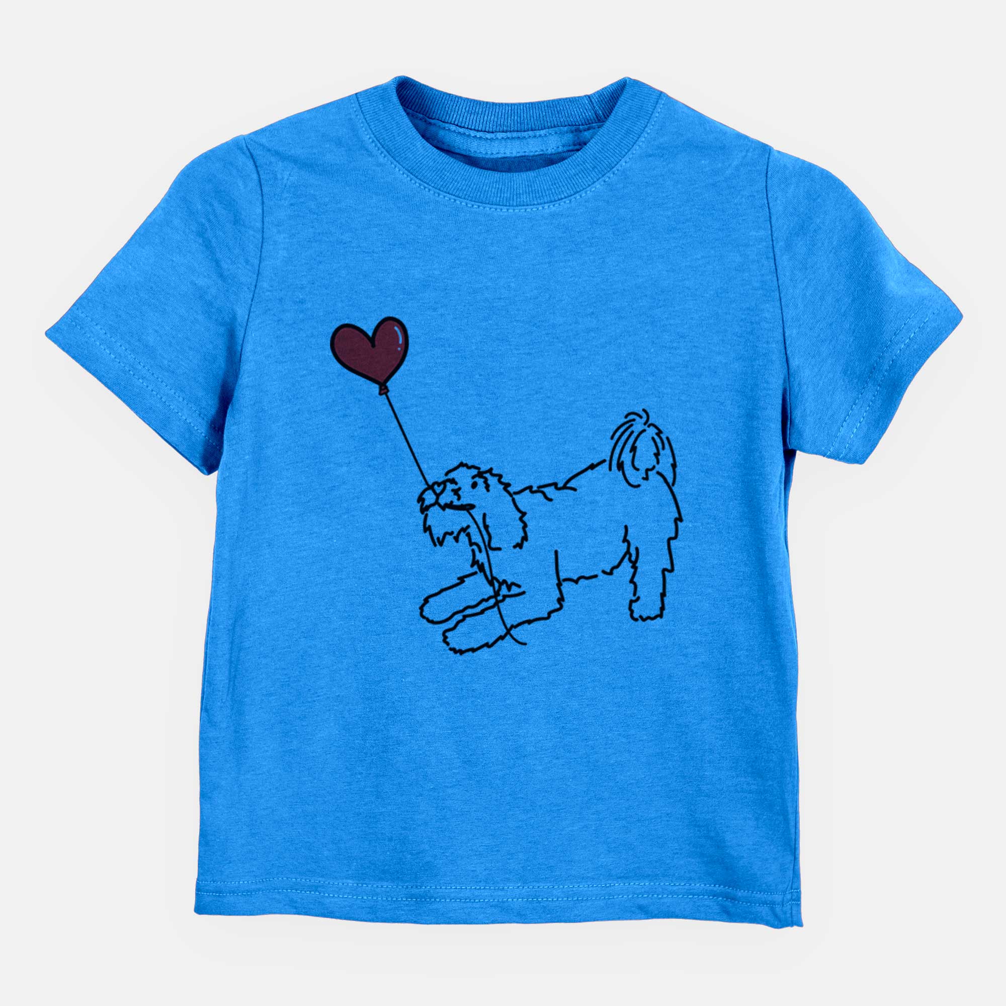 Terrier Mix Heart String - Kids/Youth/Toddler Shirt