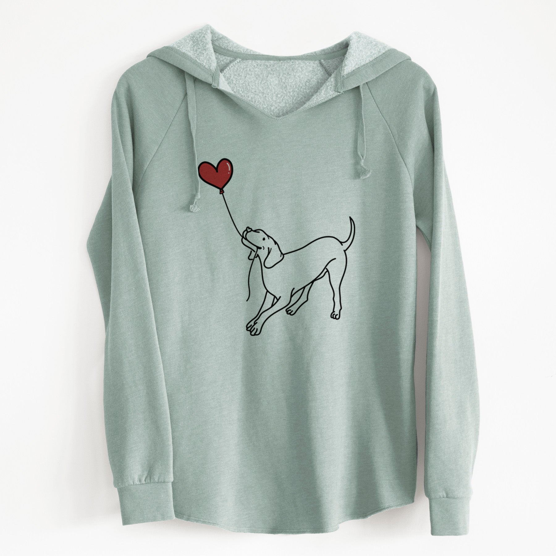 Vizsla Heart String - Cali Wave Hooded Sweatshirt