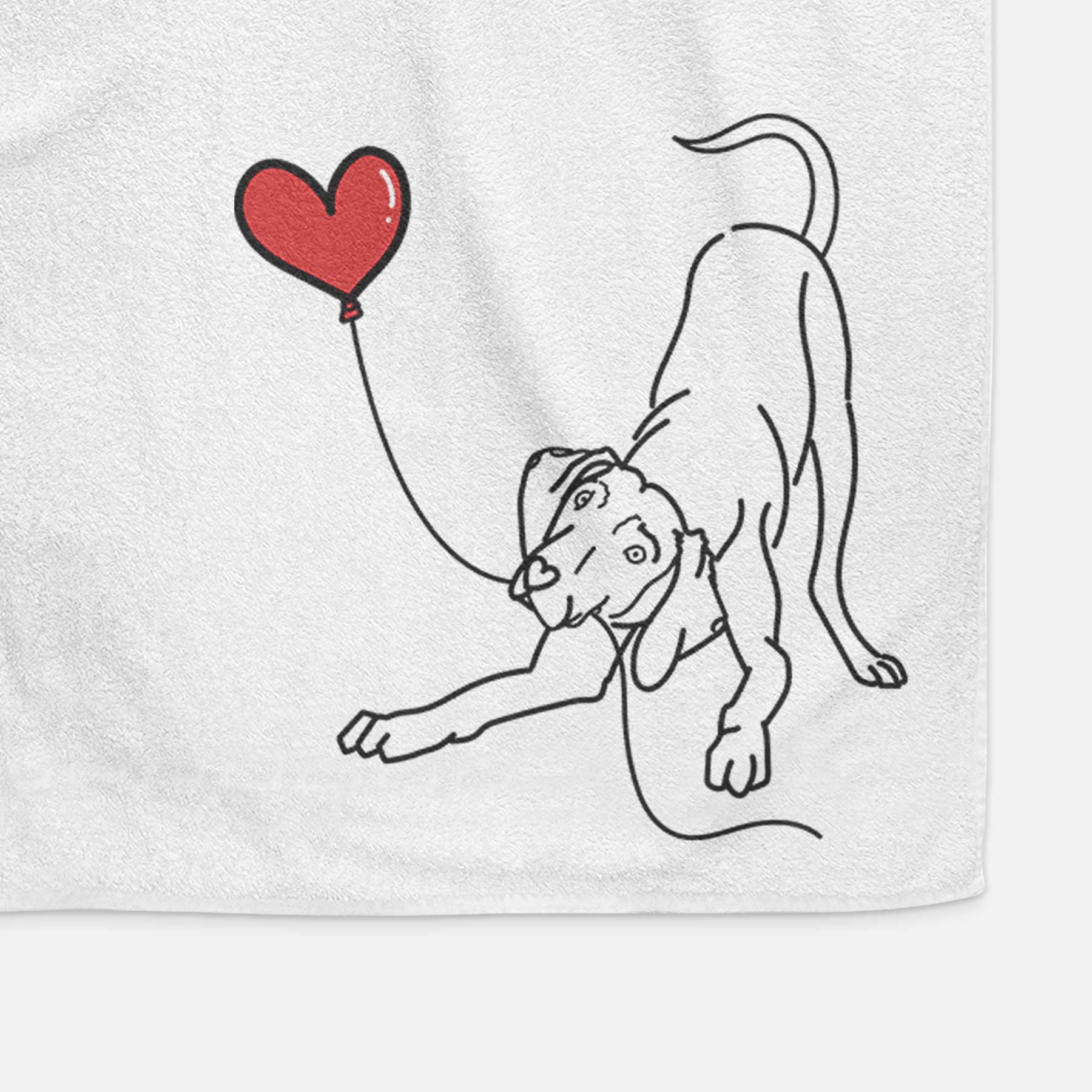 Weimaraner Heart String -  Decorative Hand Towel