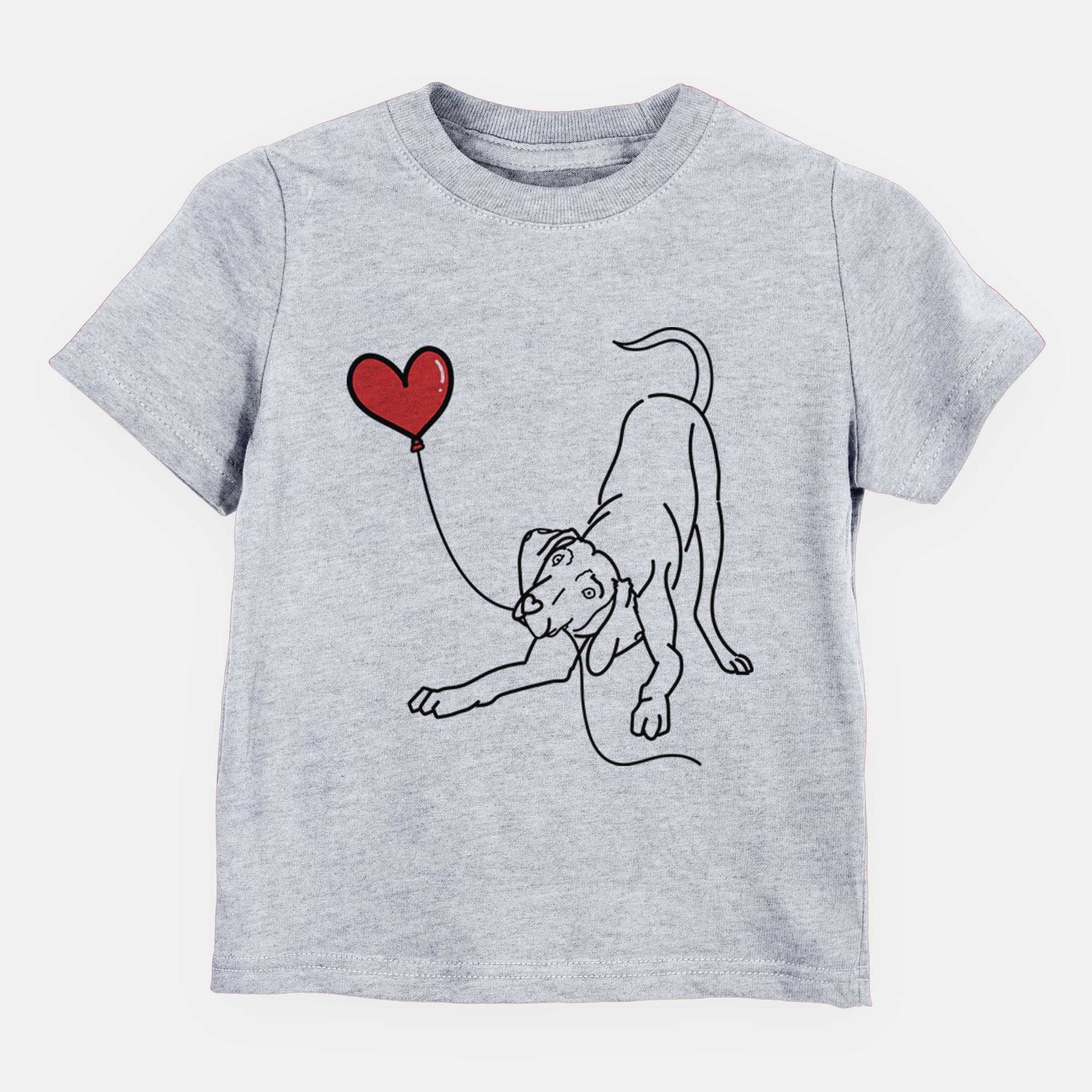 Weimaraner Heart String - Kids/Youth/Toddler Shirt