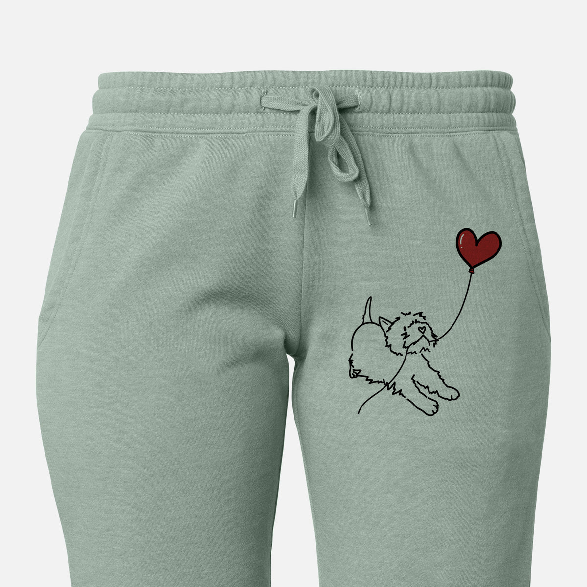 West Highland Terrier Heart String - Women&#39;s Cali Wave Joggers