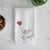 West Highland Terrier Heart String -  Decorative Hand Towel