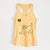 Soft-Coated Wheaten Terrier Heart String - Women's Racerback Tanktop