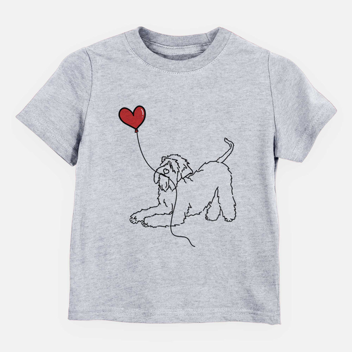 Soft-Coated Wheaten Terrier Heart String - Kids/Youth/Toddler Shirt