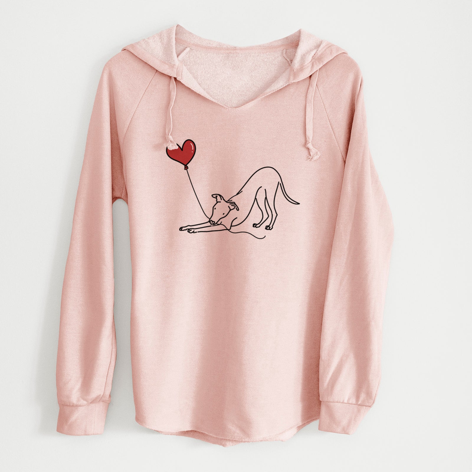 Whippet Heart String - Cali Wave Hooded Sweatshirt