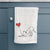 Whippet Heart String -  Decorative Hand Towel