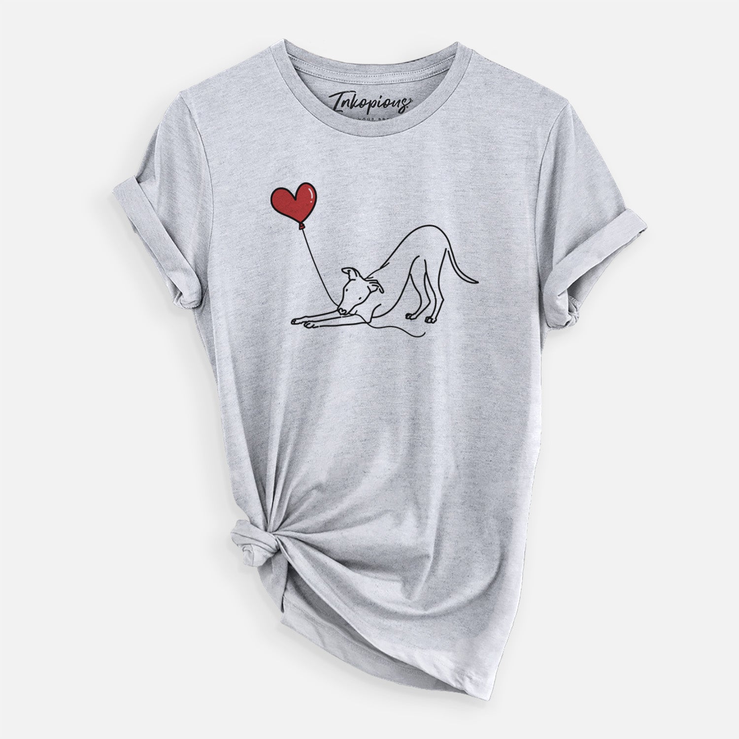 Whippet Heart String - Unisex Crewneck