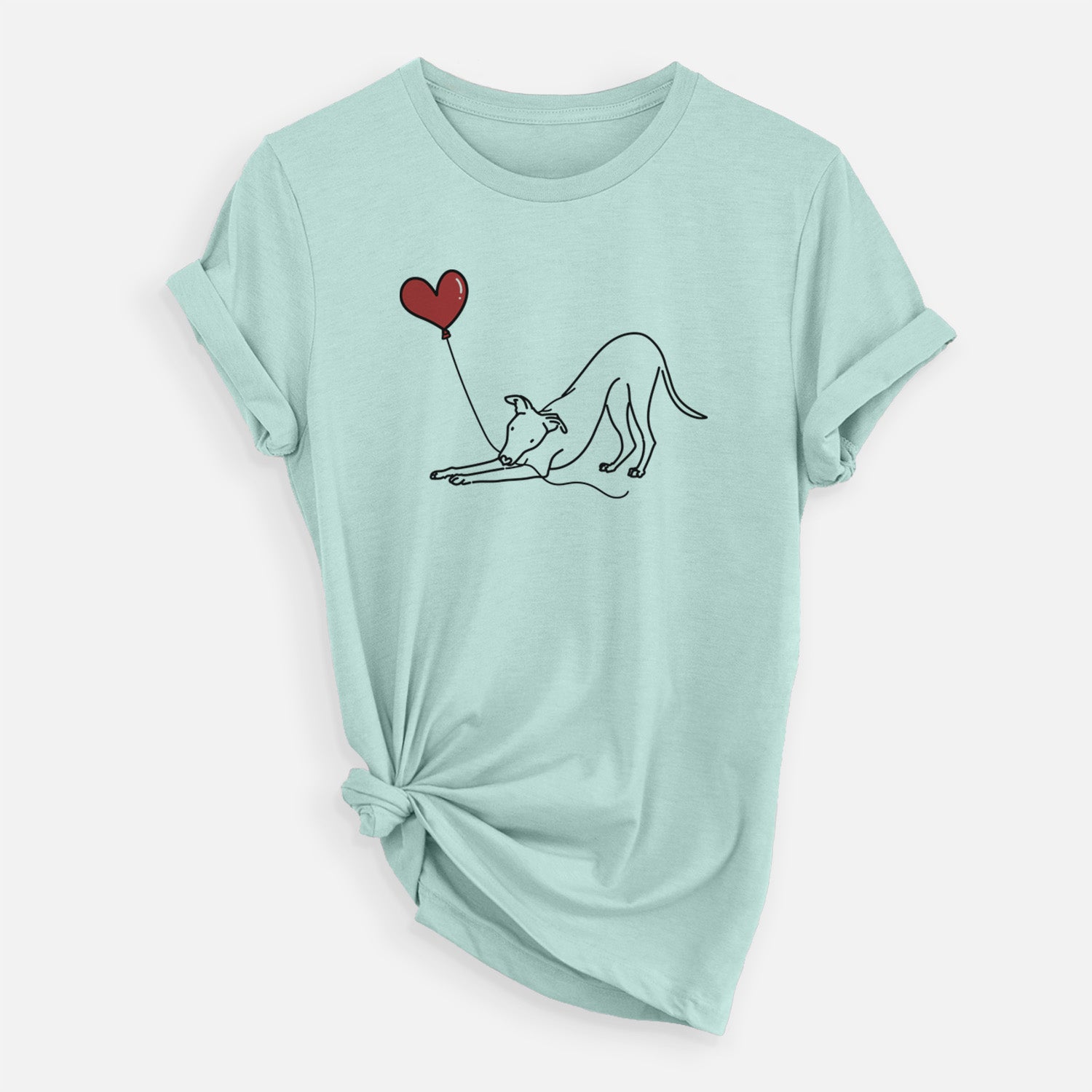 Whippet Heart String - Unisex Crewneck