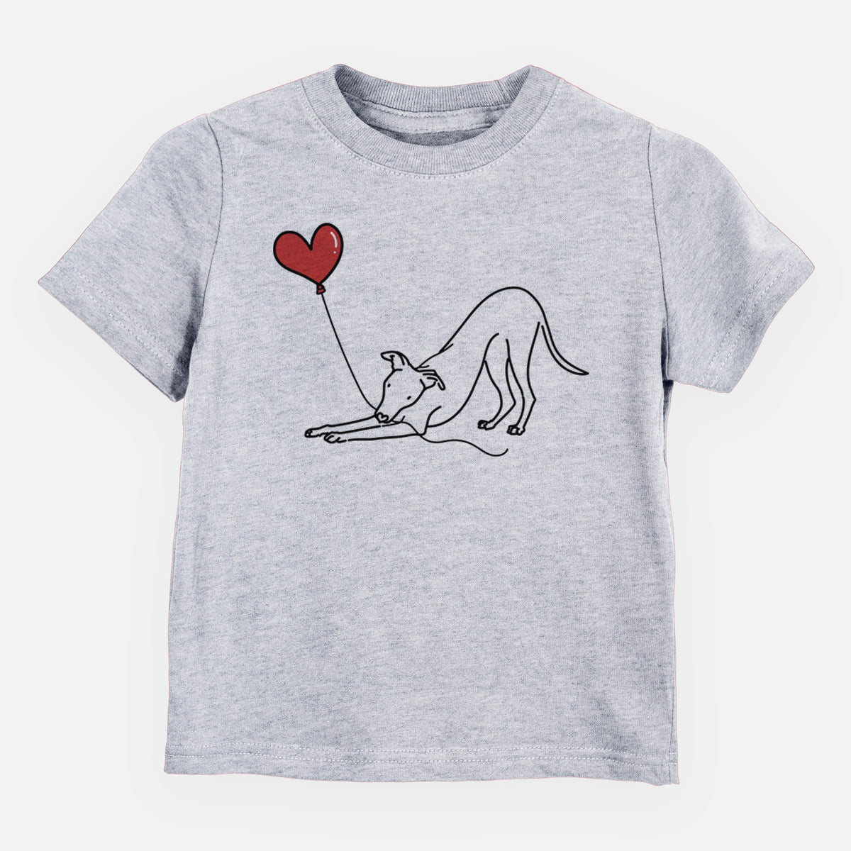 Whippet Heart String - Kids/Youth/Toddler Shirt