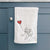 Yorkshire Terrier Heart String -  Decorative Hand Towel