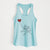 Yorkshire Terrier Heart String - Women's Racerback Tanktop