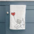 Yorkiepoo Heart String -  Decorative Hand Towel