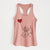 Yorkiepoo Heart String - Women's Racerback Tanktop