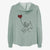 Yorkiepoo Heart String- Women's Cali Wave Zip-Up Sweatshirt