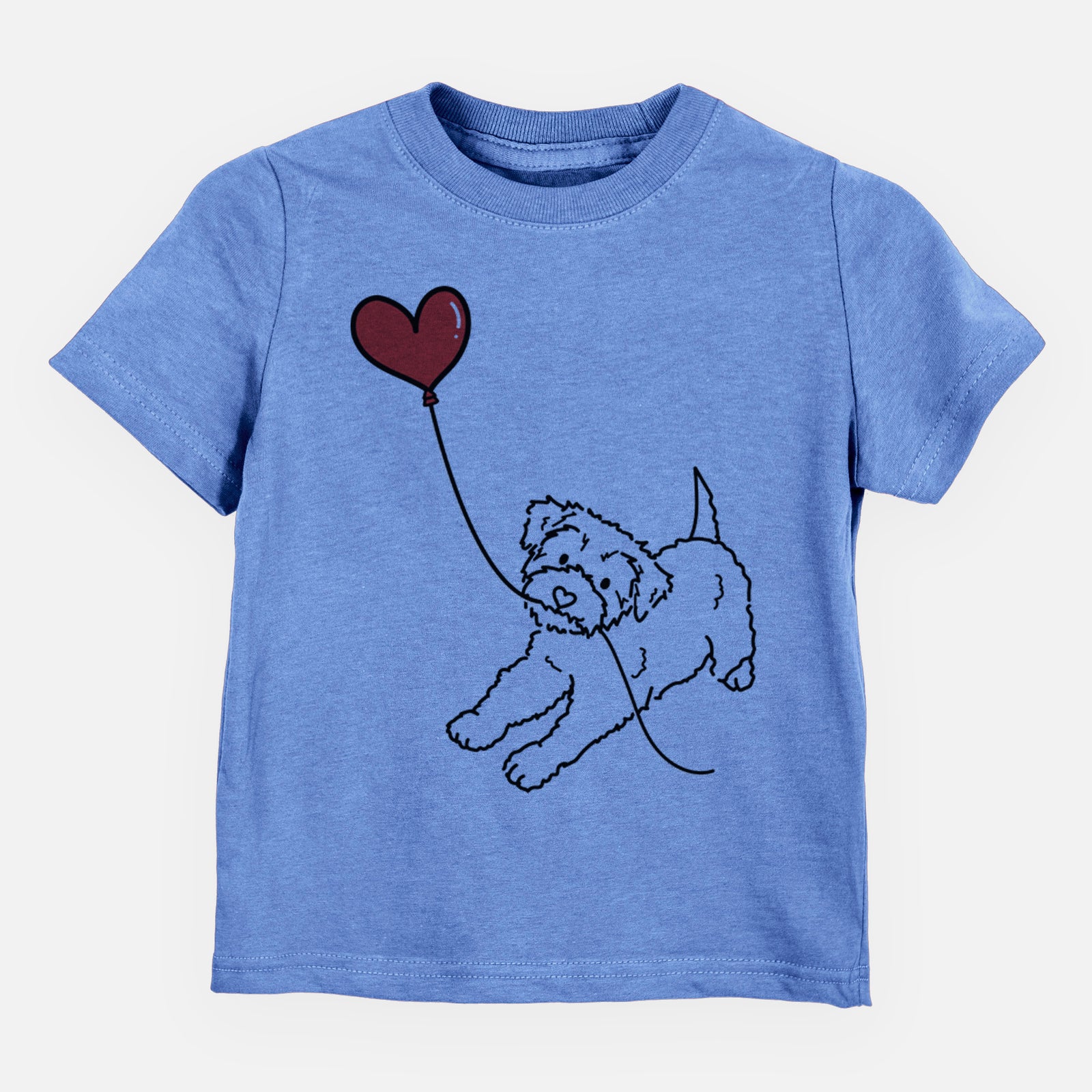 Yorkiepoo Heart String - Kids/Youth/Toddler Shirt