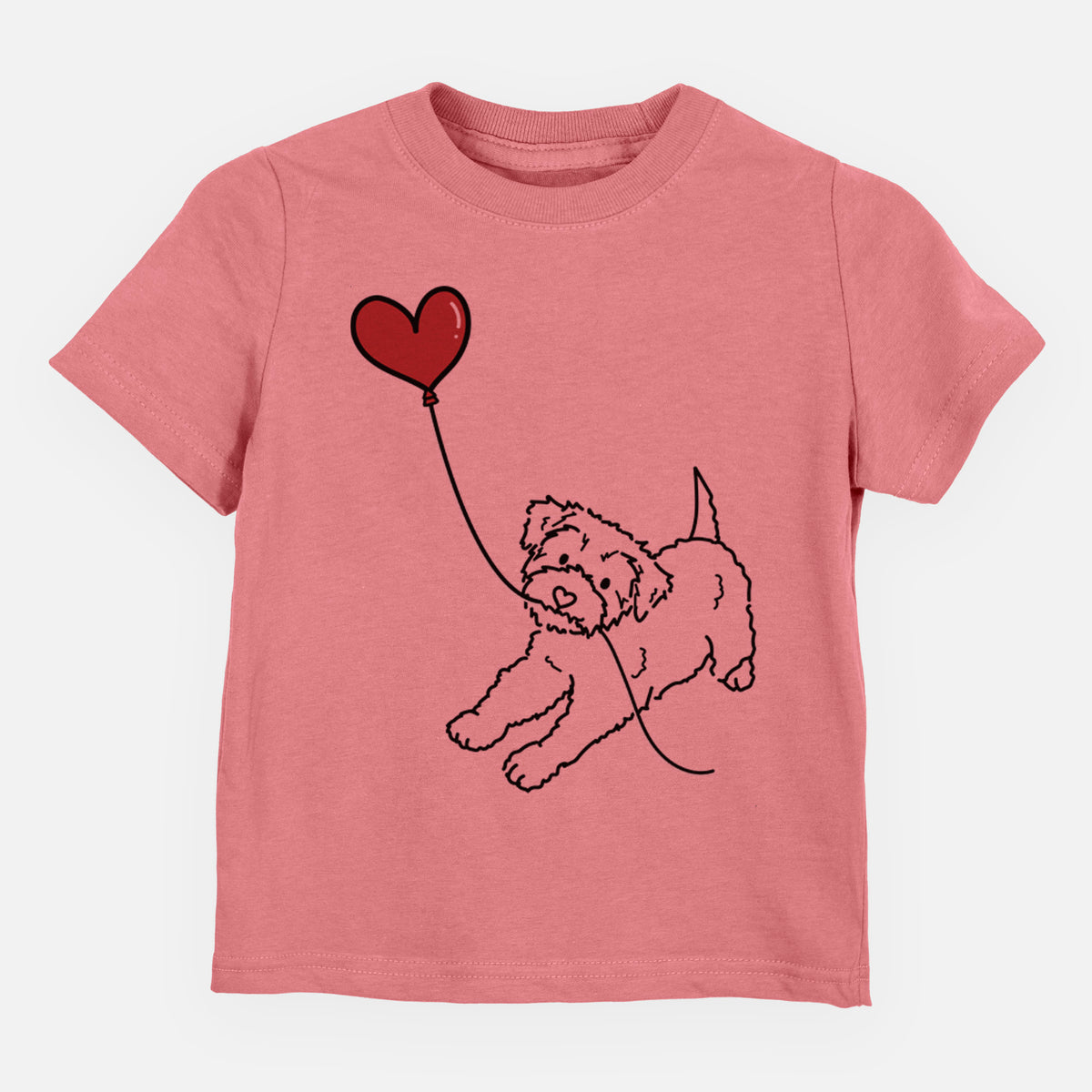Yorkiepoo Heart String - Kids/Youth/Toddler Shirt
