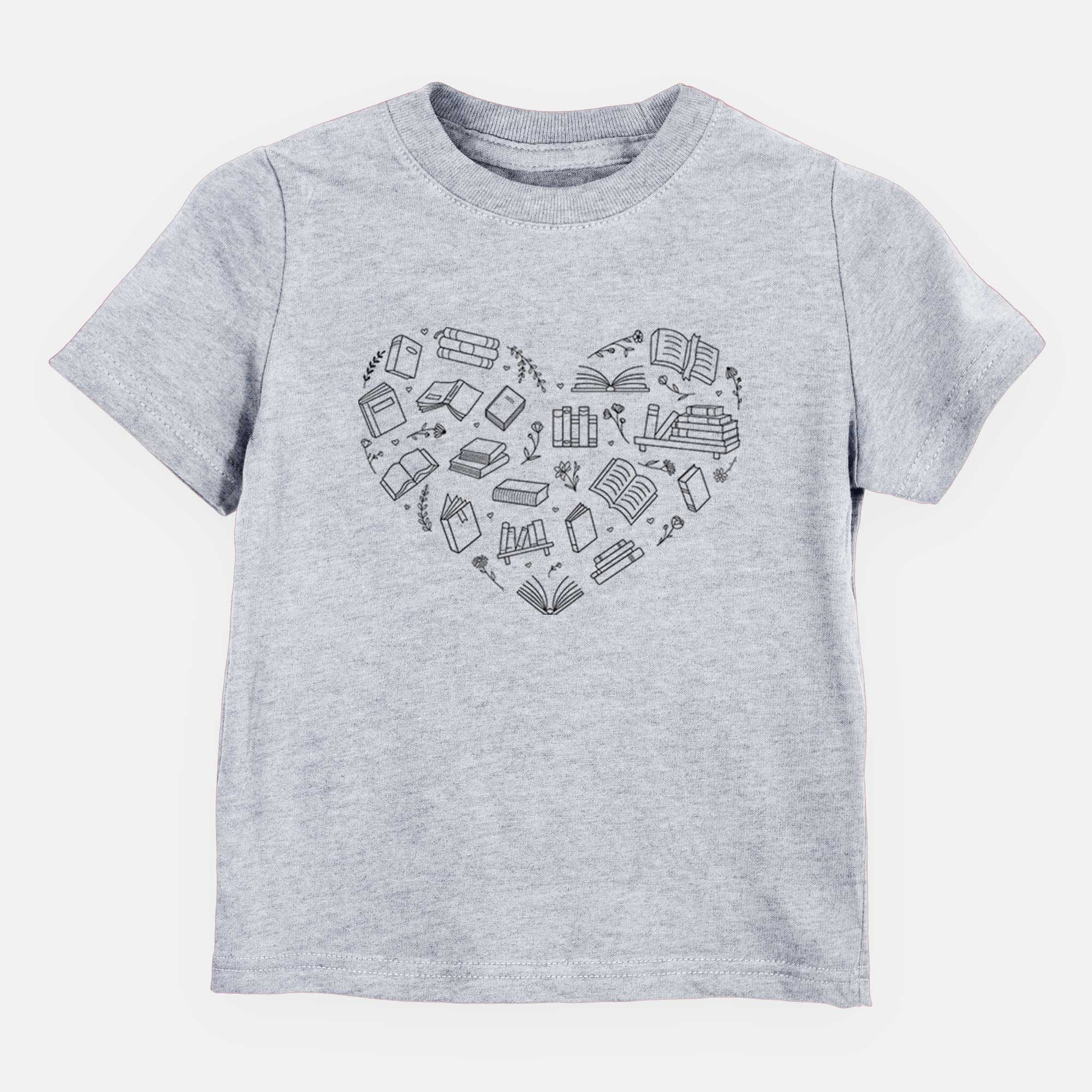 Heart Full of Books - Kids/Youth/Toddler Shirt