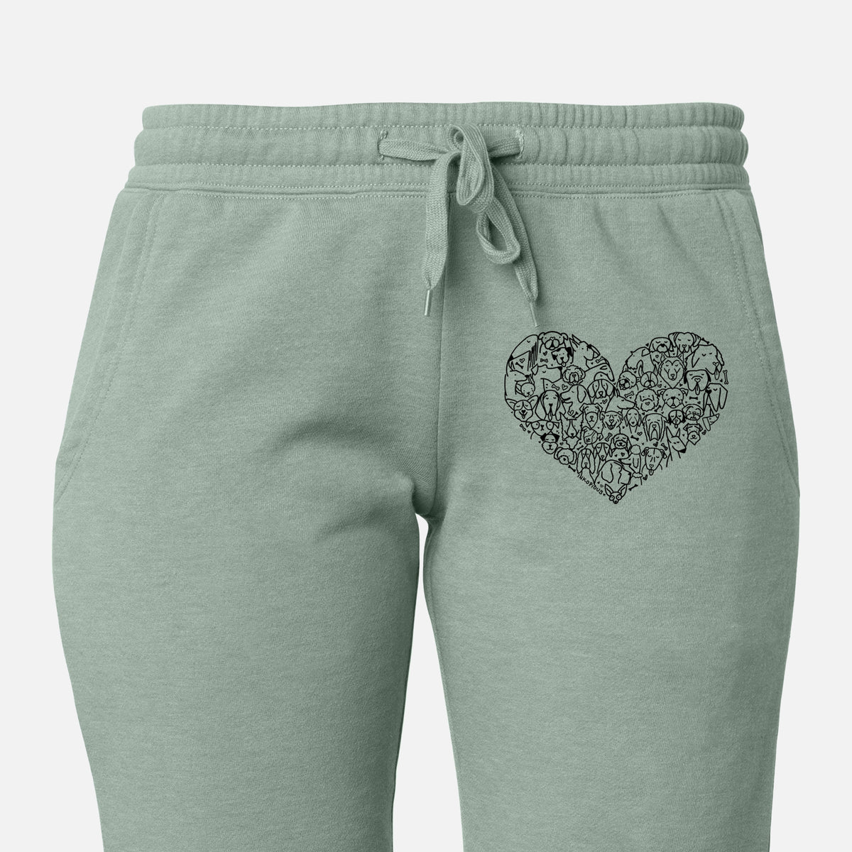 Heart Full of Dogs - Women&#39;s Cali Wave Joggers