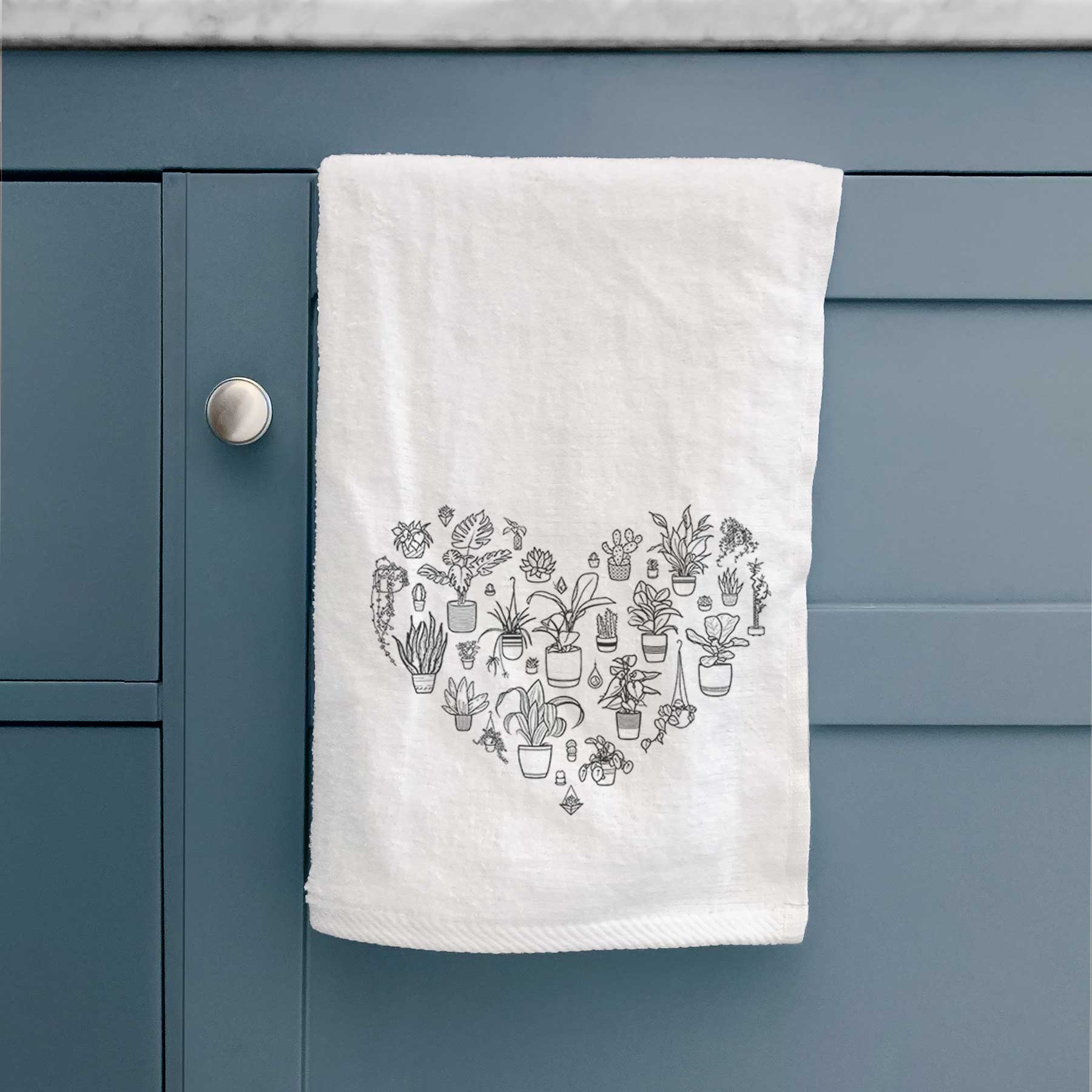 Heart of Plants Decorative Hand Towel