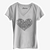 CLEARANCE – Heart Full of Dogs  - Women's V-neck Shirt