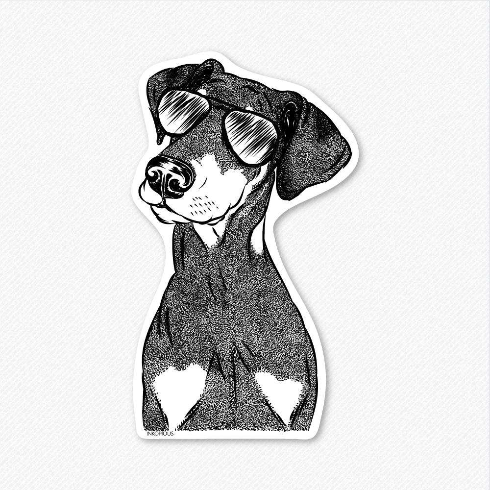 Iroh the Doberman - Decal Sticker