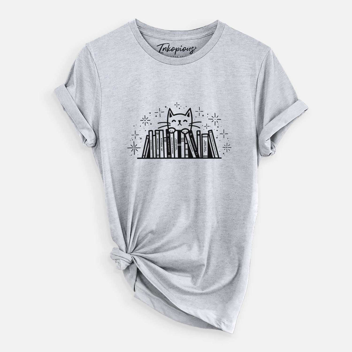 Kitty Library - Feline Behind Books - Unisex Crewneck