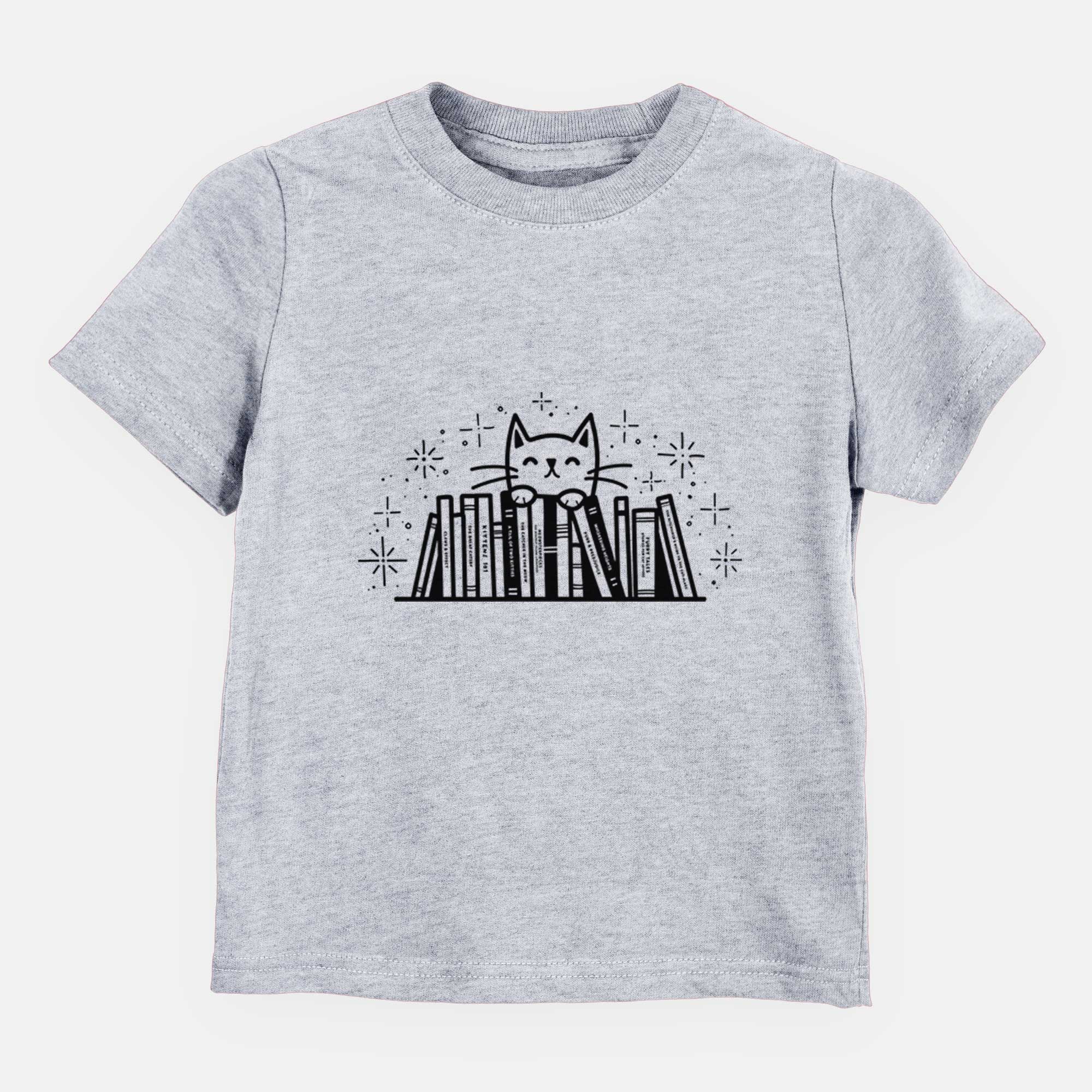 Kitty Library - Feline Behind Books - Kids/Youth/Toddler Shirt