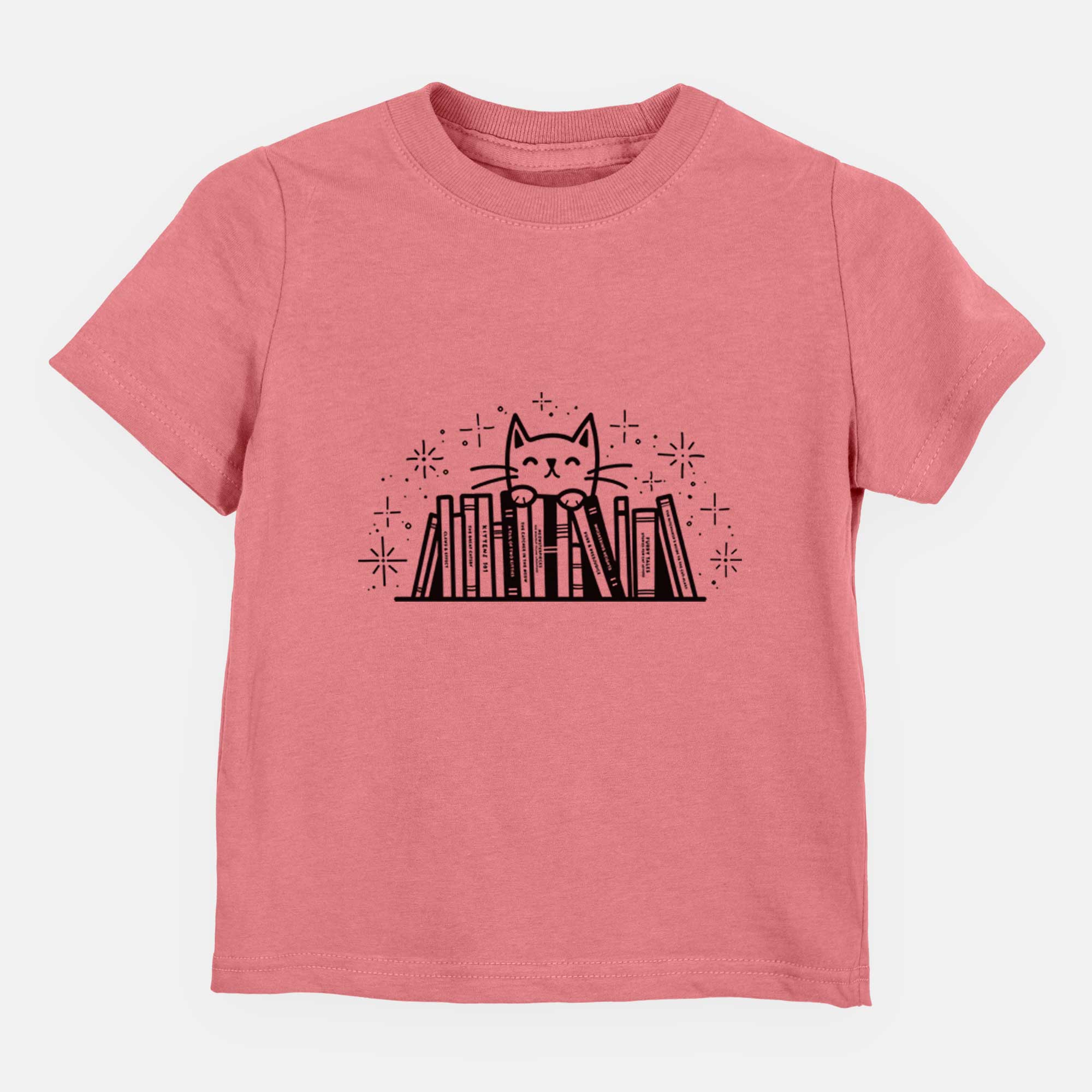 Kitty Library - Feline Behind Books - Kids/Youth/Toddler Shirt