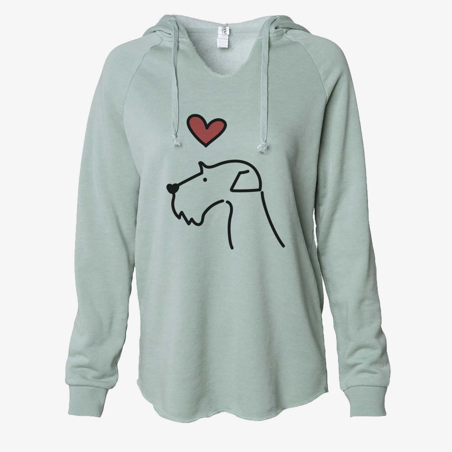 Love Always Airedale Terrier - Cali Wave Hooded Sweatshirt