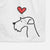 Love Always Airedale Terrier - Decorative Hand Towel