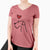 Love Always Airedale Terrier - Women's V-neck Shirt