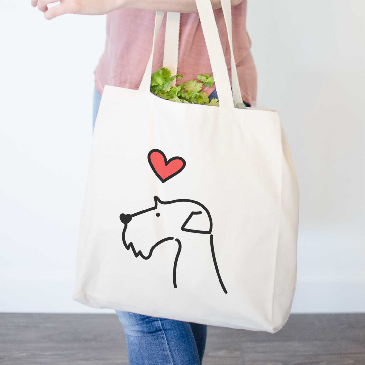 Love Always Airedale Terrier - Tote Bag