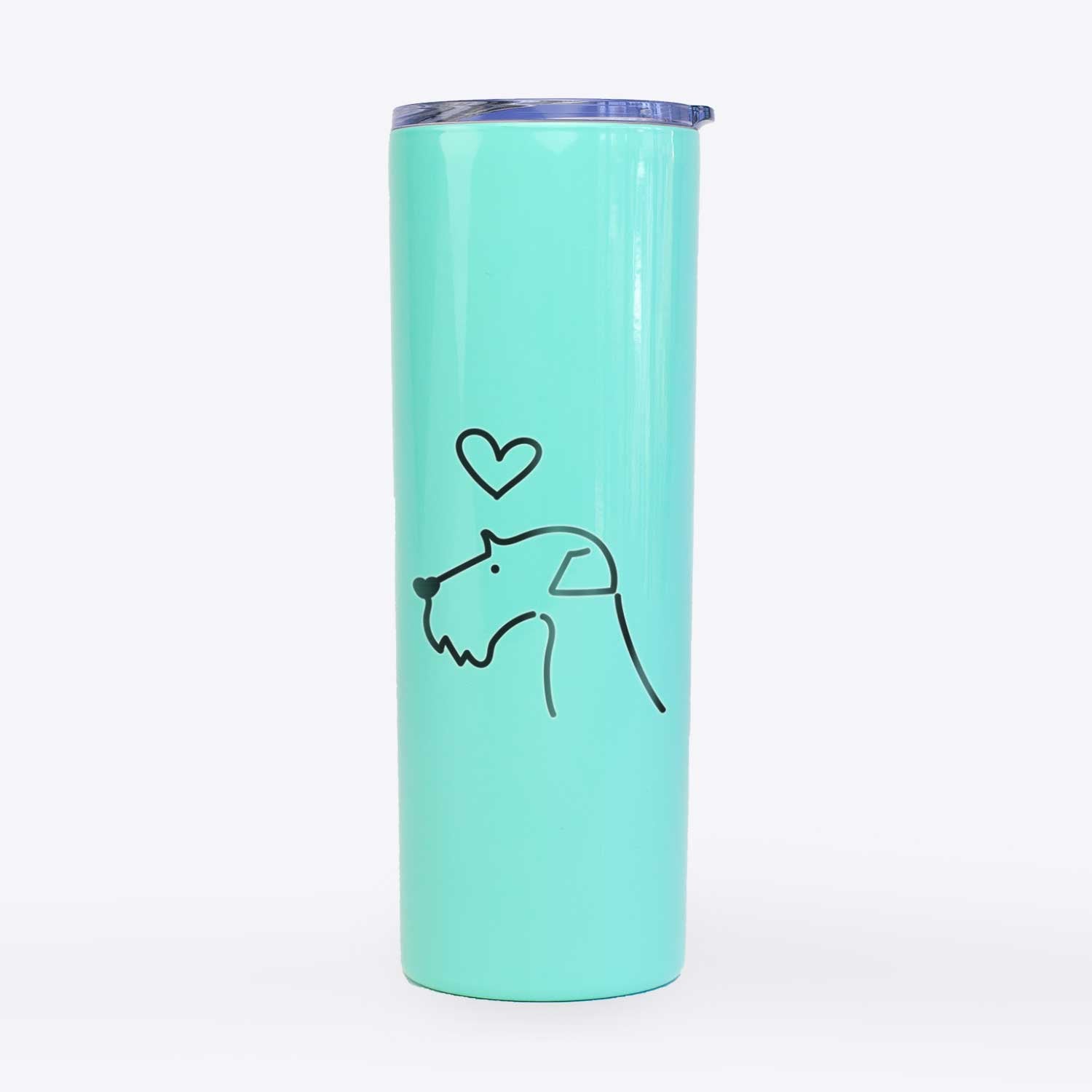 Love Always Airedale Terrier - 20oz Skinny Tumbler