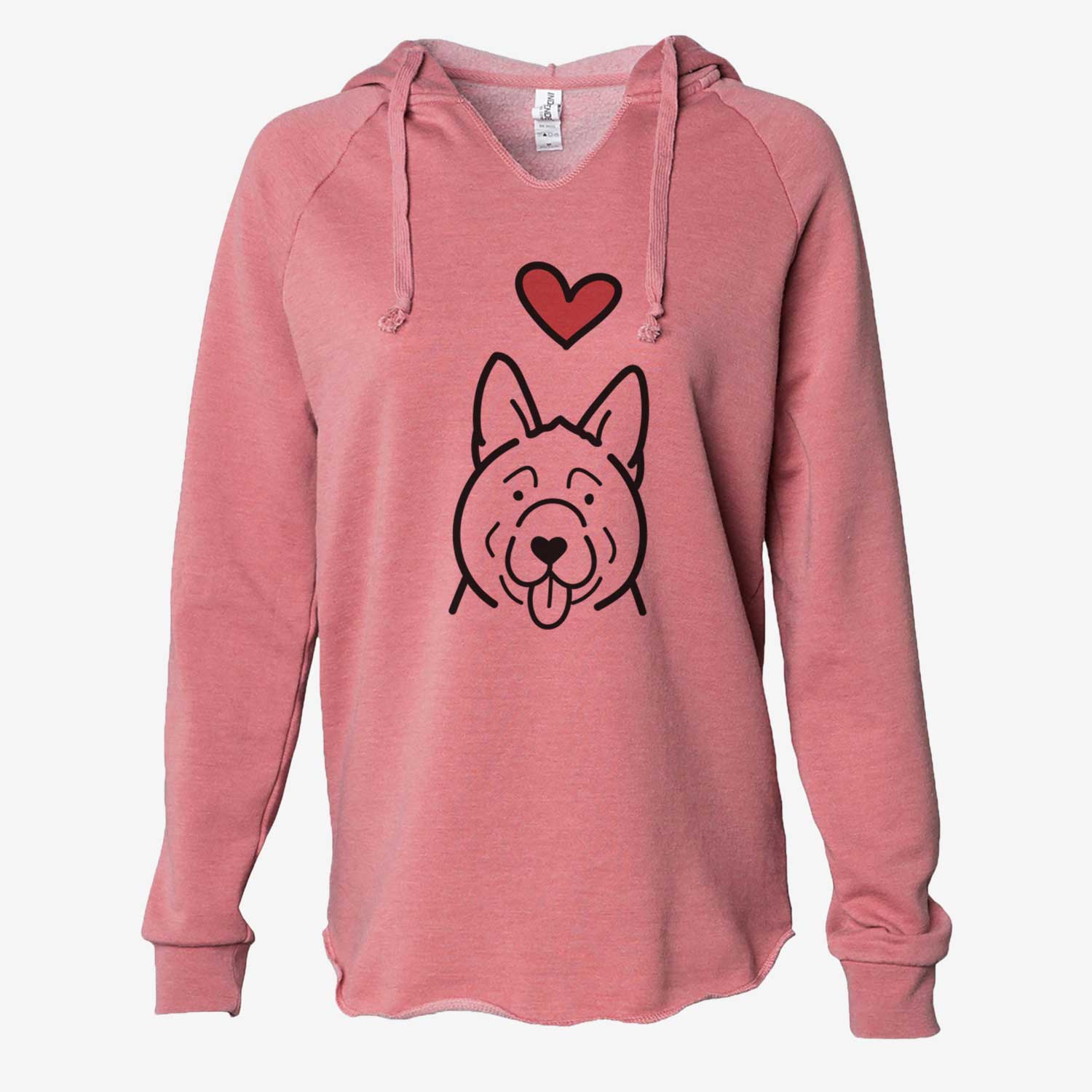 Love Always Akita - Cali Wave Hooded Sweatshirt