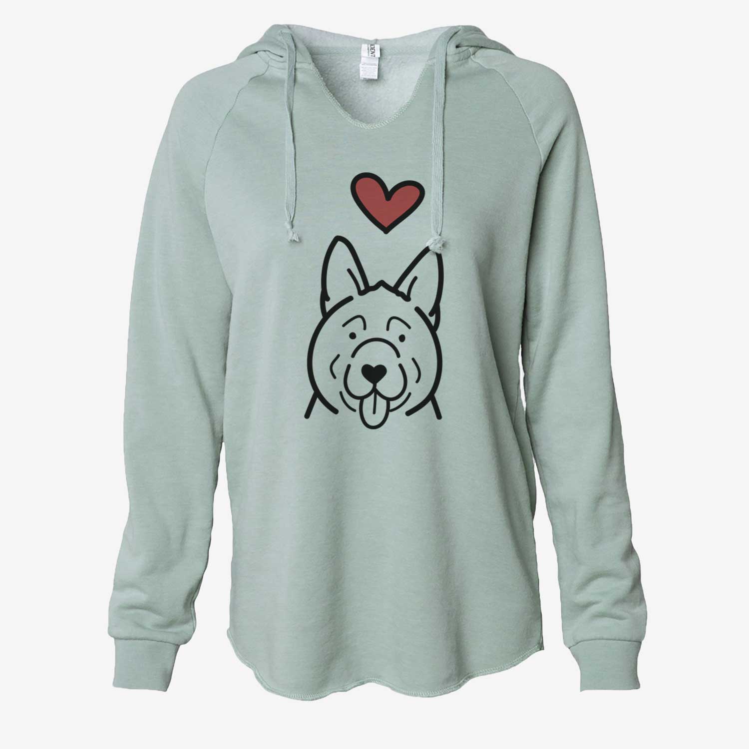 Love Always Akita - Cali Wave Hooded Sweatshirt